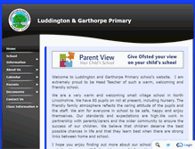 Tablet Screenshot of luddington-school.org.uk